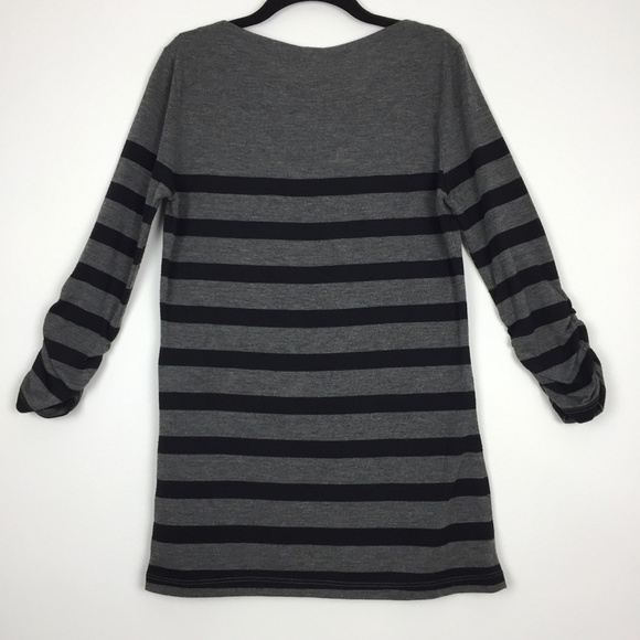 Joe Fresh Striped Tee Long Body Small - Picture 2 of 6